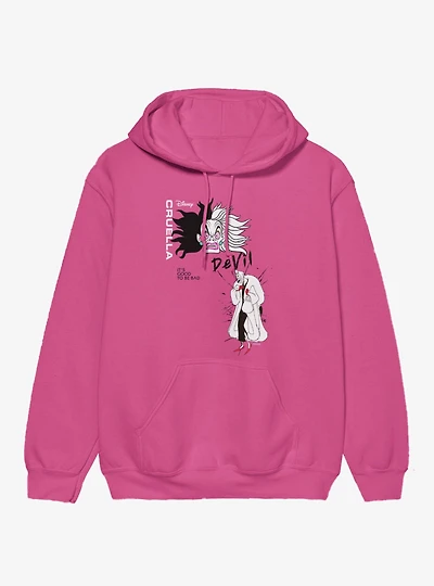Disney Villains It's Good To Be Bad Cruella Hoodie