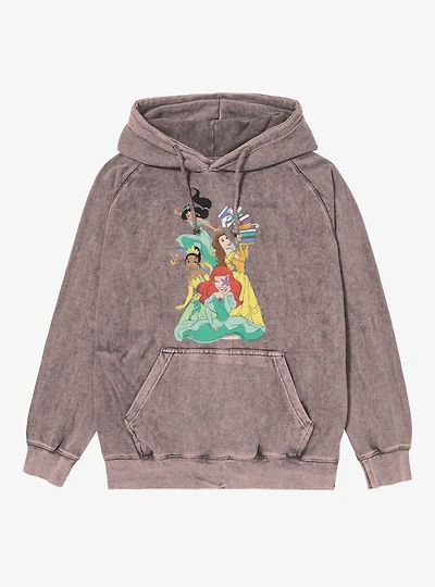 Disney Princess Silly Friend Group Vintage Mineral Washed Hoodie