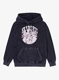 Disney Princess Fearless Group Outline Vintage Mineral Washed Hoodie