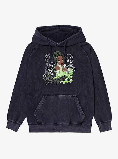 Disney the Princess and Frog Stay Classy Floral Vintage Mineral Washed Hoodie