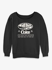 Coca-Cola The Pause That Refreshes Womens Slouchy Sweatshirt