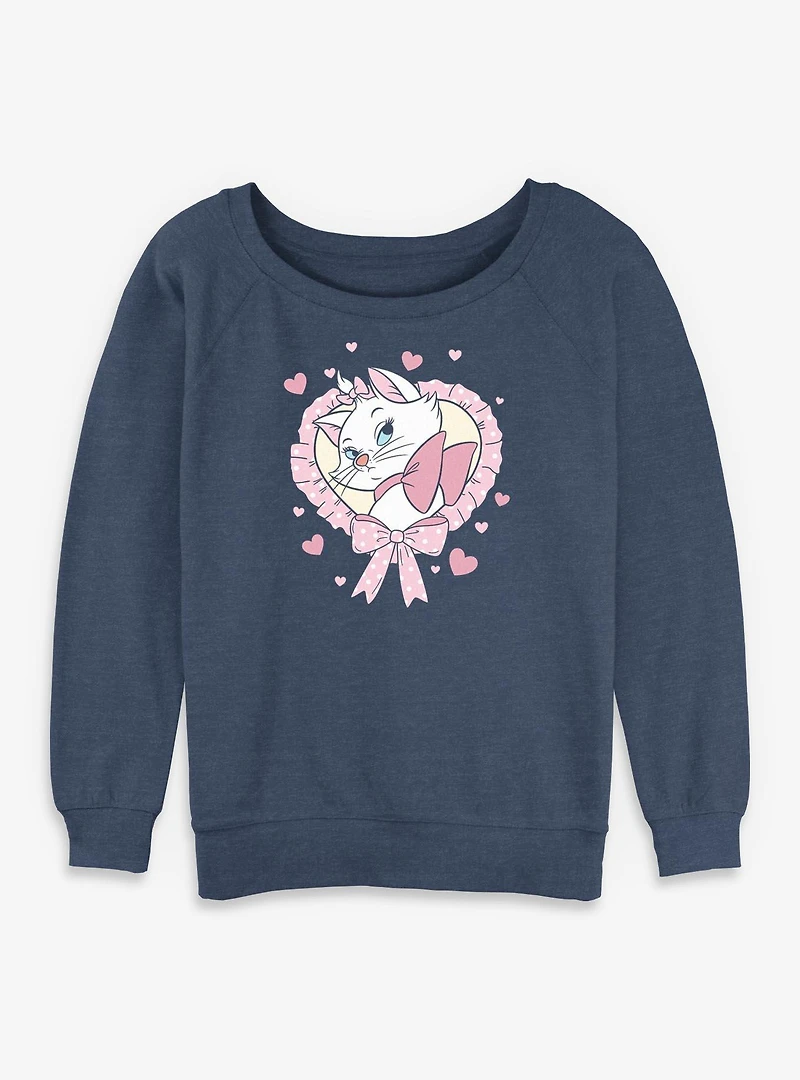 Disney The Aristocats Sassy Kitty Womens Slouchy Sweatshirt