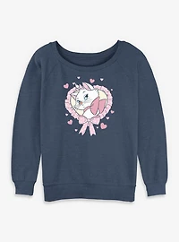 Disney The Aristocats Sassy Kitty Womens Slouchy Sweatshirt