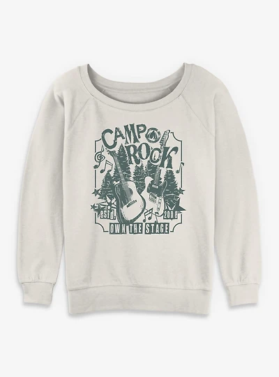 Disney Camp Rock Festival Poster Womens Slouchy Sweatshirt