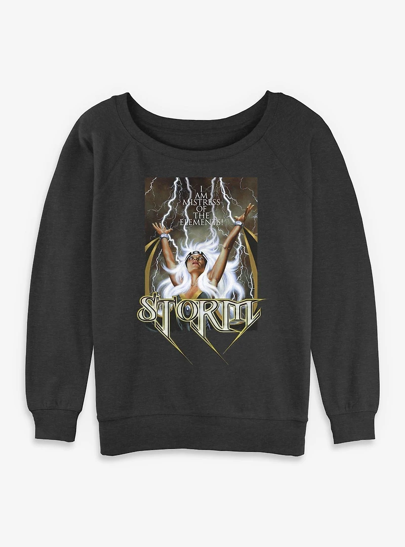 Marvel X-Men Mistress Of The Elements Womens Slouchy Sweatshirt