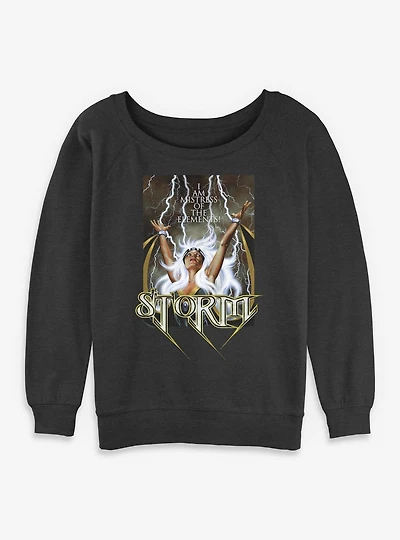Marvel X-Men Mistress Of The Elements Womens Slouchy Sweatshirt