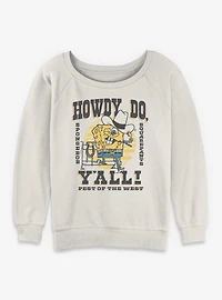 SpongeBob SquarePants Howdy Womens Slouchy Sweatshirt