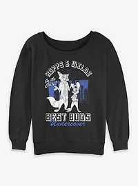 Disney Pixar Zootopia Police Womens Slouchy Sweatshirt