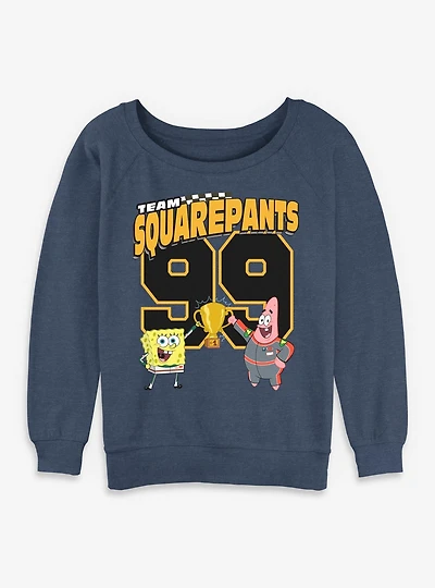 SpongeBob SquarePants SB Patrick 99 Racing Womens Slouchy Sweatshirt