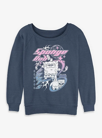 SpongeBob SquarePants Y2K Bob Womens Slouchy Sweatshirt