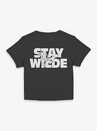 Disney Pixar Zootopia Stay Wilde Womens Baby Tee