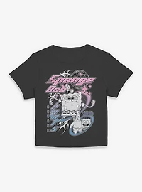 SpongeBob SquarePants Y2K Bob Womens Baby Tee