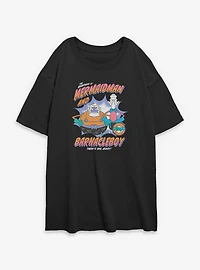 SpongeBob SquarePants Heroes Womens Oversized T-Shirt
