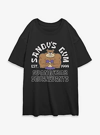 SpongeBob SquarePants Sandy Cheeks Womens Oversized T-Shirt
