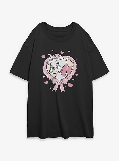 Disney The Aristocats Sassy Kitty Womens Oversized T-Shirt