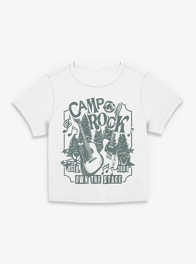 Disney Camp Rock Festival Poster Womens Baby Tee