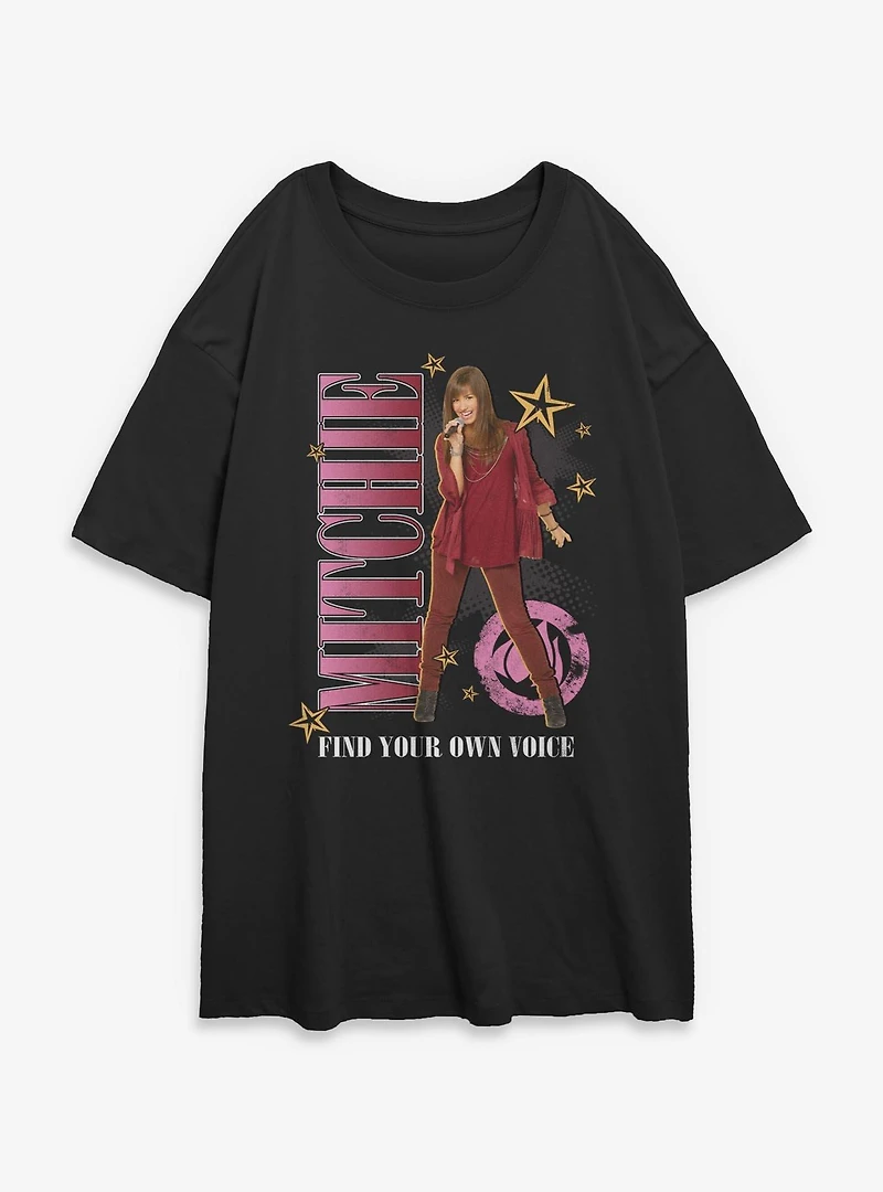 Disney Camp Rock Mitchie Womens Oversized T-Shirt