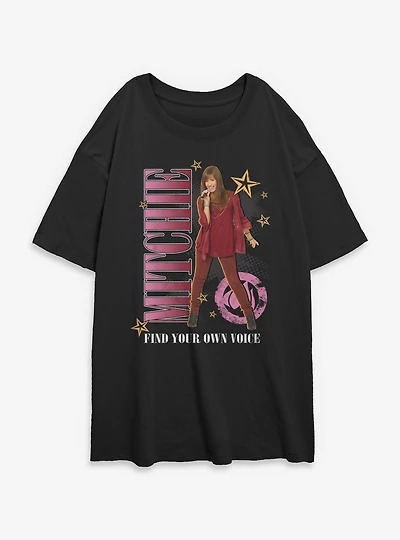 Disney Camp Rock Mitchie Womens Oversized T-Shirt