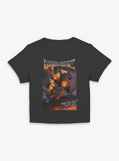 Marvel X-Men I Got Left Are Claws Womens Baby Tee