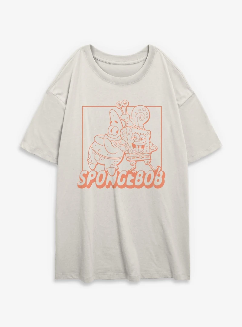 SpongeBob SquarePants SB Together Womens Oversized T-Shirt