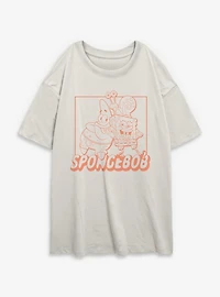 SpongeBob SquarePants SB Together Womens Oversized T-Shirt