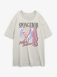 SpongeBob SquarePants Cyclebob Womens Oversized T-Shirt