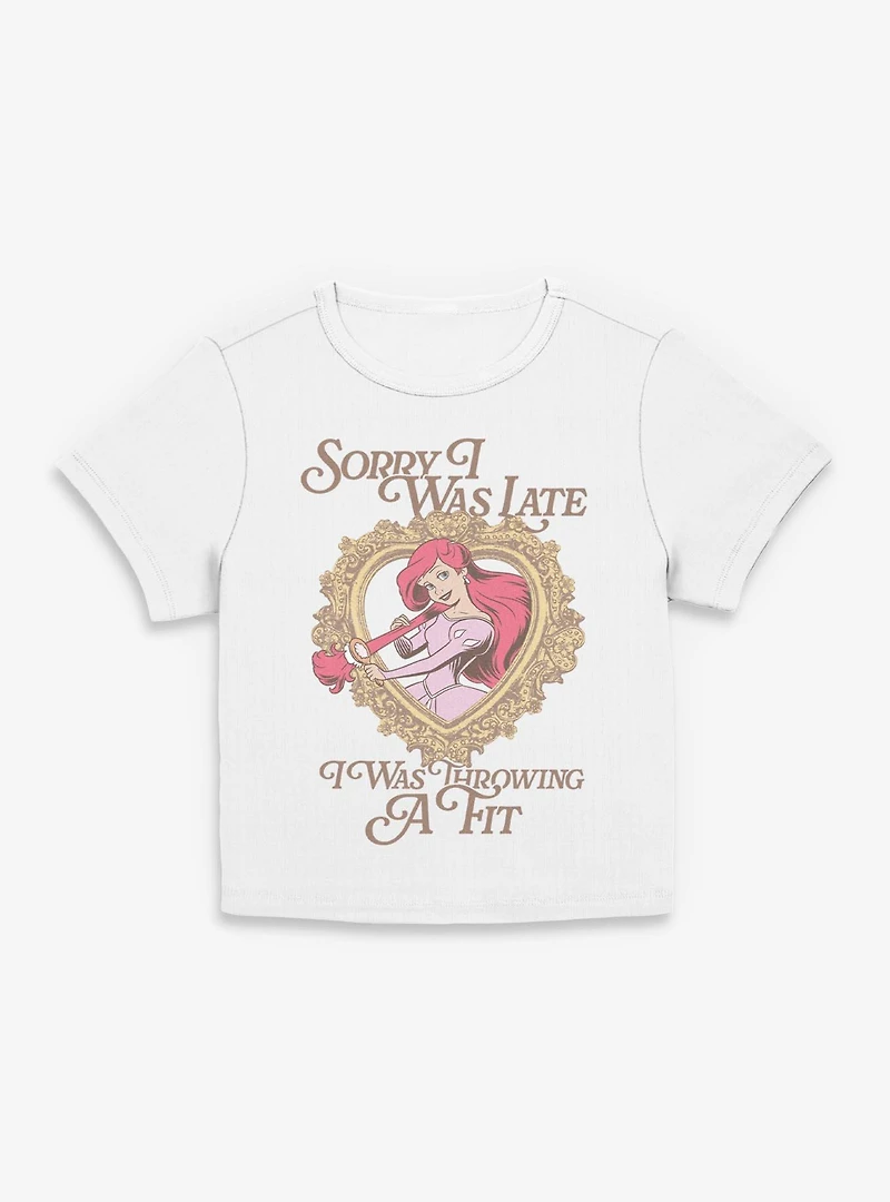 Disney Princesses Ariel Throwing A Fit Womens Baby Tee