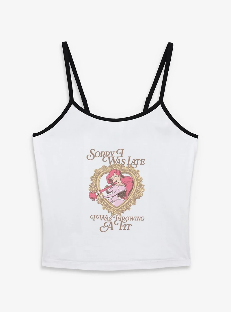 Disney Princesses Ariel Throwing A Fit Womens Cami