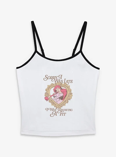 Disney Princesses Ariel Throwing A Fit Womens Cami