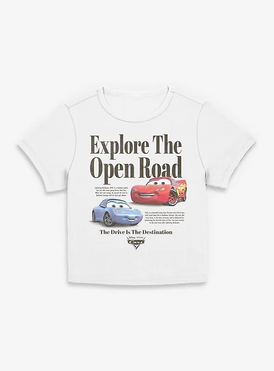 Disney Pixar Cars Open Road Womens Baby Tee