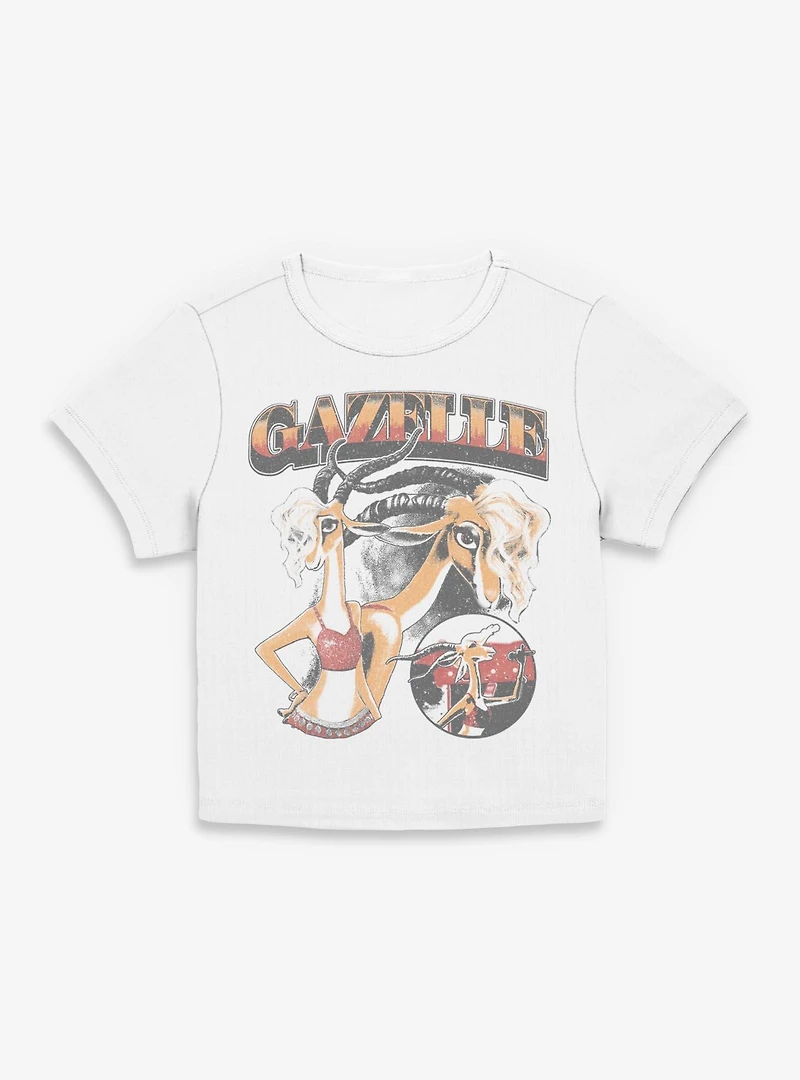 Disney Pixar Zootopia Gazellegant Womens Baby Tee