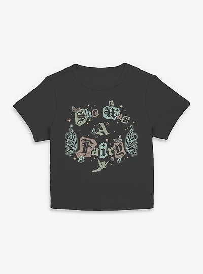 Disney Tinkerbell A Fairy Womens Baby Tee