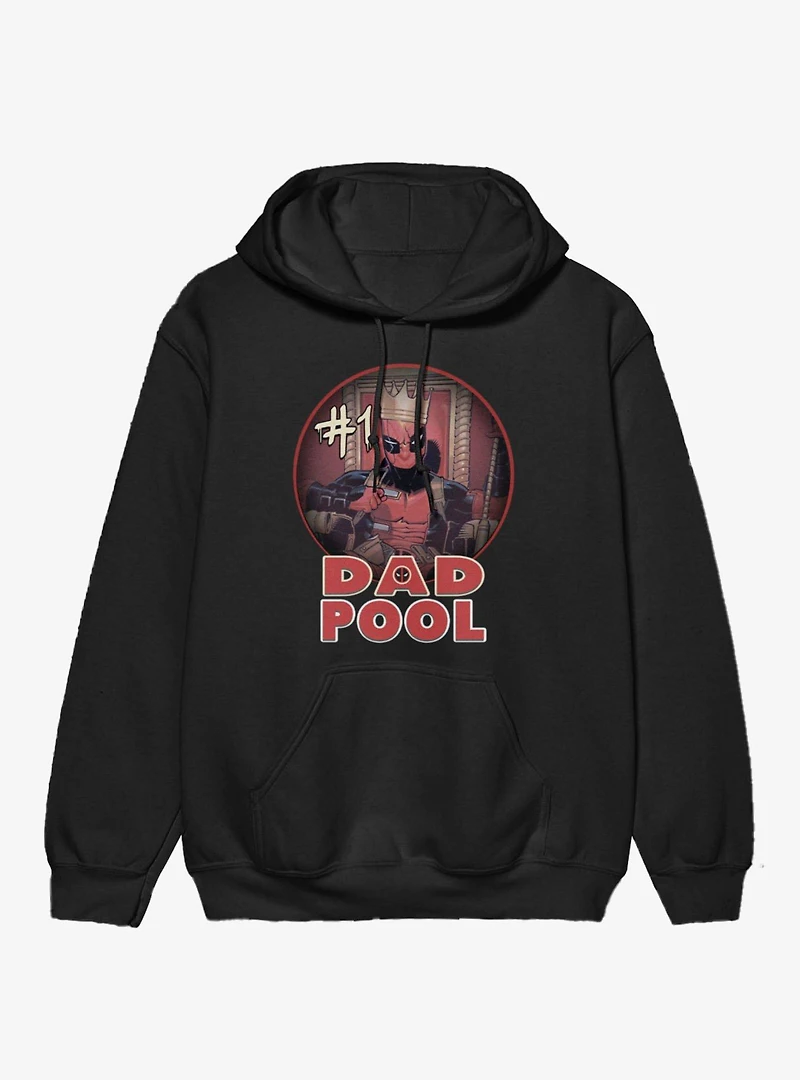 Marvel Deadpool Number 1 Dad Pool King Hoodie