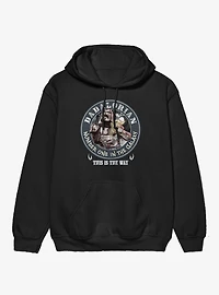 Star Wars The Mandalorian Dadalorian Circle Crest Hoodie