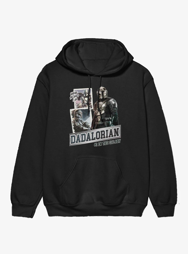 Star Wars The Mandalorian I Go With Dadalorian Trip Photos Hoodie