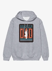 Star Wars The Mandalorian Galaxy's Greatest Dad Poster Hoodie