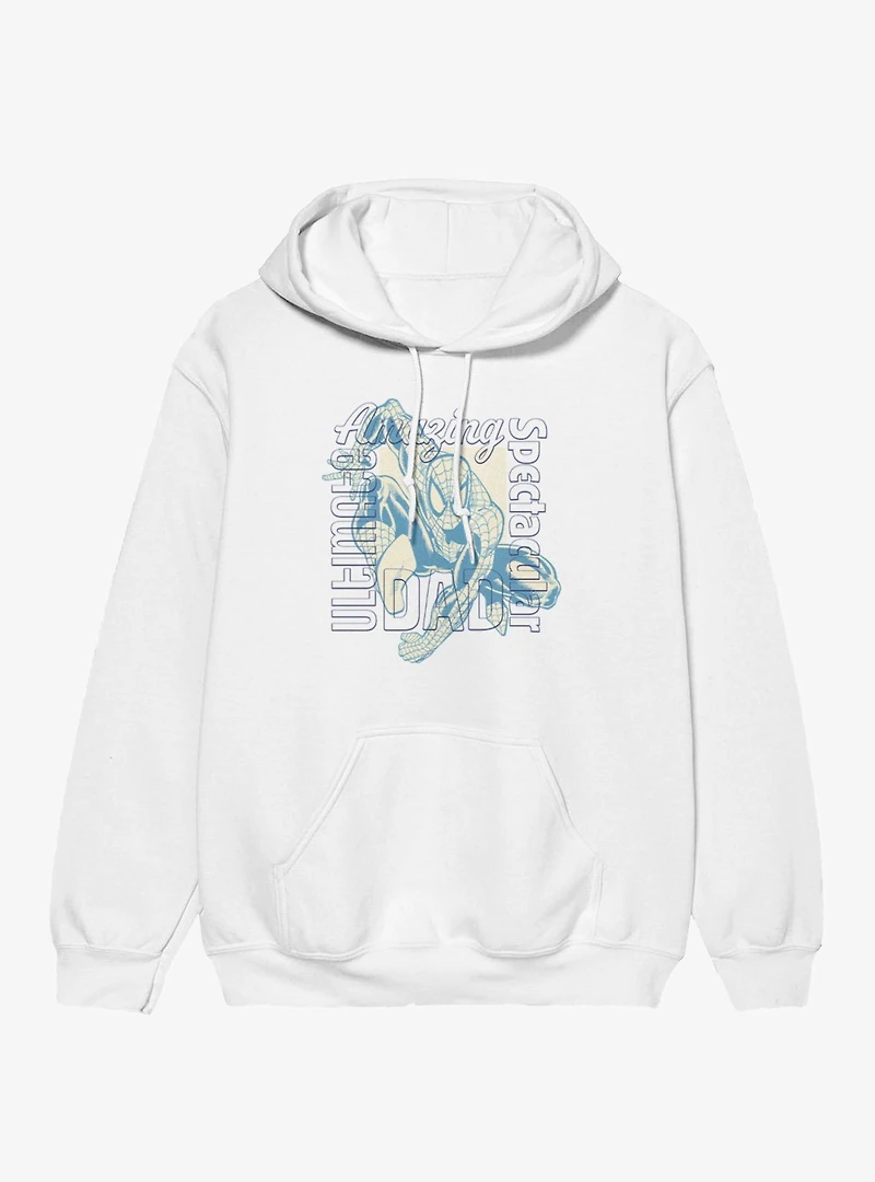 Marvel Comics Retro Amazing Spectacular Ultimate Dad Spider-Man Hoodie