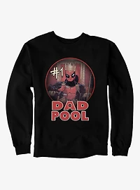 Marvel Deadpool Number 1 Dad Pool King Sweatshirt