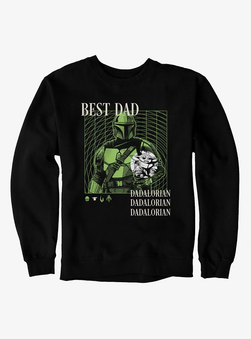 Star Wars The Mandalorian Best Dadalorian Radar Lock On Sweatshirt