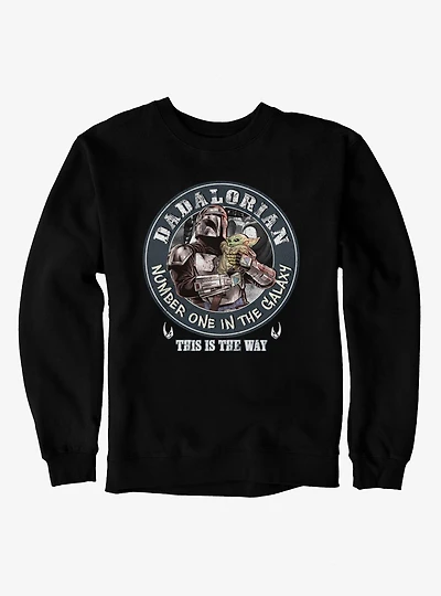Star Wars The Mandalorian Dadalorian Circle Crest Sweatshirt