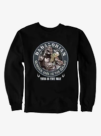 Star Wars The Mandalorian Dadalorian Circle Crest Sweatshirt