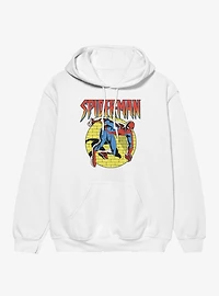 Marvel Comics Retro Yellow Brick Wall Hoodie