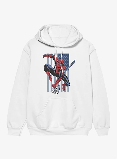 Marvel Spider-Man Flag Leap Hoodie