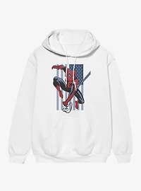 Marvel Spider-Man Flag Leap Hoodie