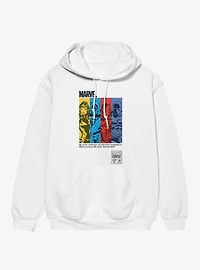 Marvel Comics Retro Color Panel Group Shot Hoodie