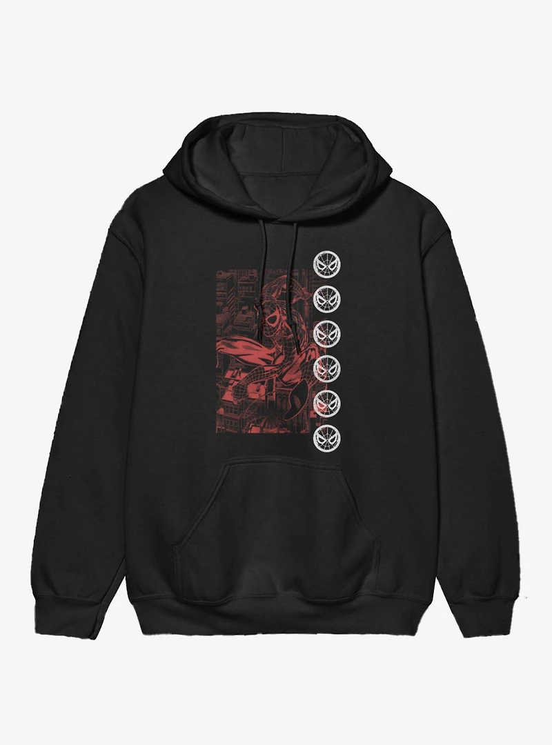 Marvel Comics Retro Red Ink Panel Hoodie