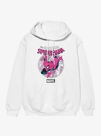 Marvel Comics Retro Web Sling Circle Pastel Hoodie