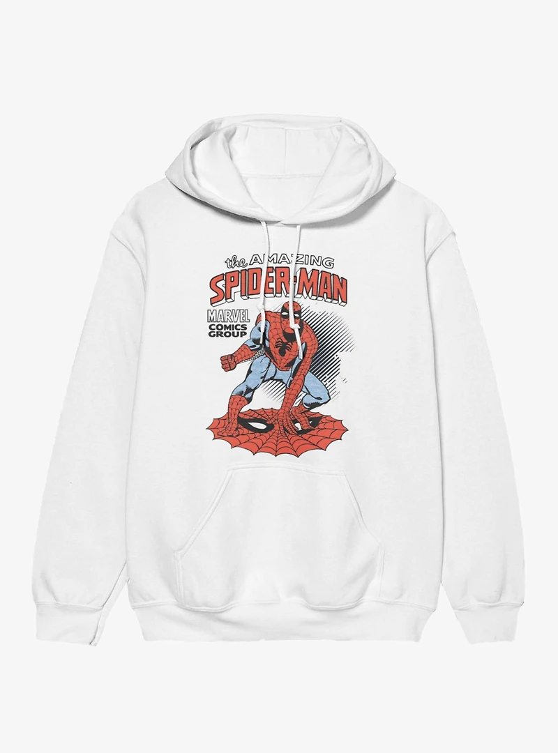 Marvel Comics Retro Crouch On Icon Hoodie