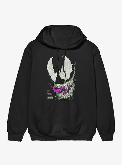 Marvel Comics Retro Venom Lethal Protector Panel Eyes Hoodie