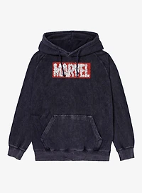 Marvel Wonder Man Made Of Heroes Face Mineral Wash Hoodie